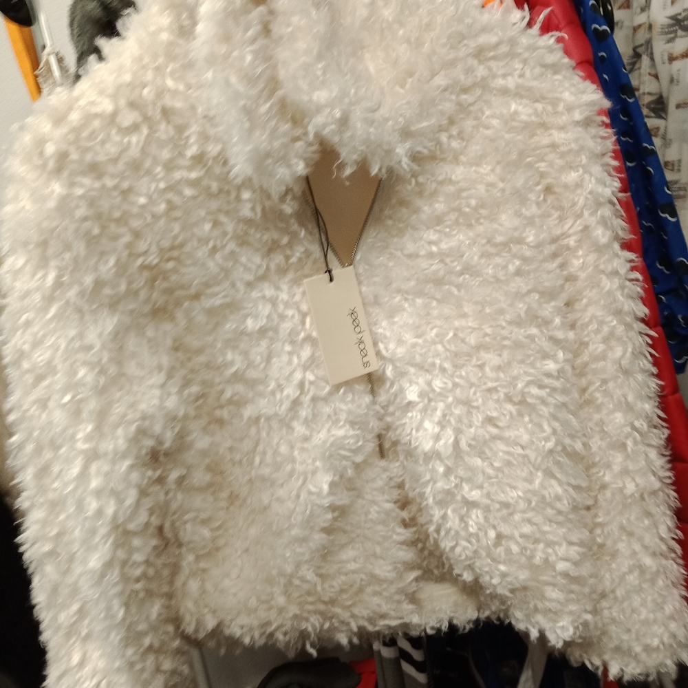 Fur white coat